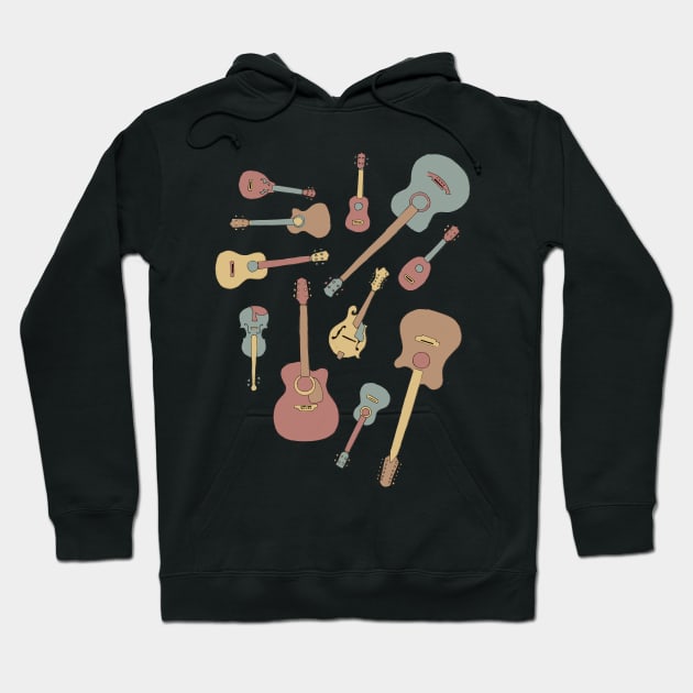 Acoustic Strings Hoodie by StephReyns